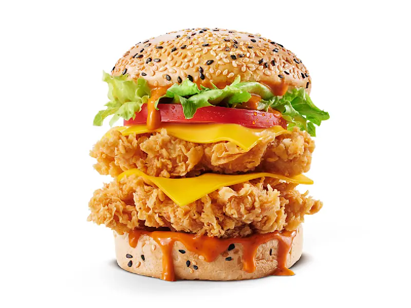 Double Crunch Burger